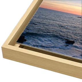 Papier d’art sur aluminium en caisse américaine